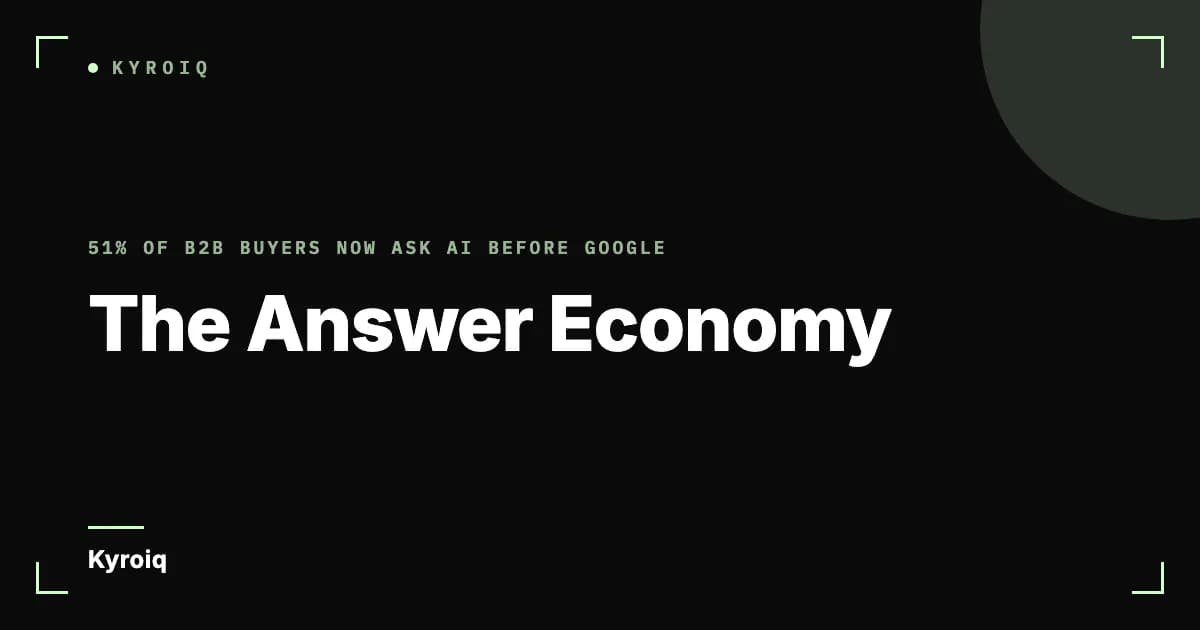 The Answer Economy