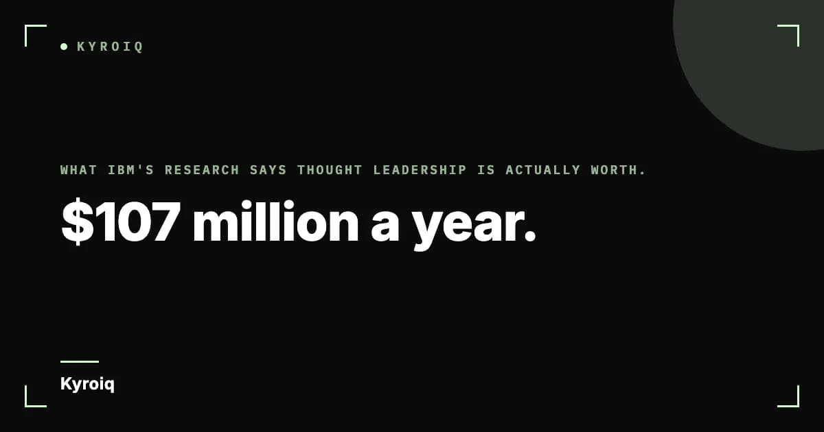 $107 million a year.